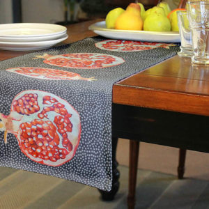 Pomegrante Table Runner