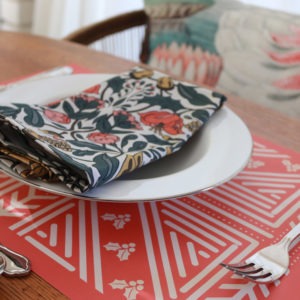 Christmas Geometric Placemat