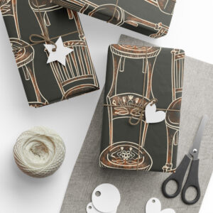 Take A Seat Gift Wrap Wrapping Paper
