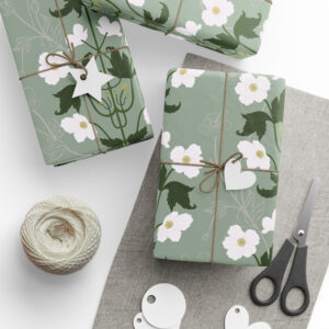 Vintage Anemone Gift Wrap Wrapping Paper